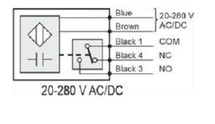 DOL 28R kapazitiver Sensor 20-280V AC/DC